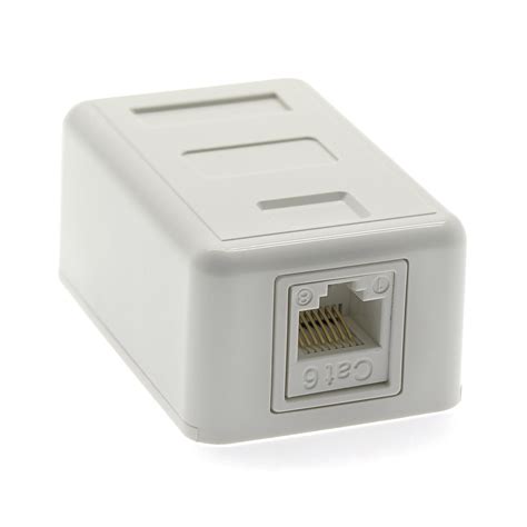 cat 7 junction box|surface mount cat 6 box.